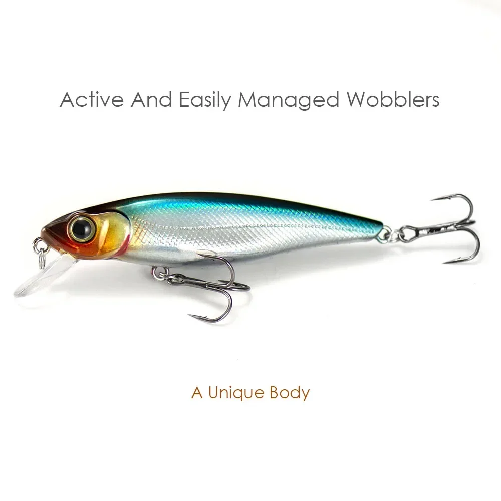 COUNTBASS 77mm 9g Minnow Wobblers Fishing Lures Floating Shad Jerk Your Bait , Diving Depth 0.7-1m Freshwater Leurre Hard Baits