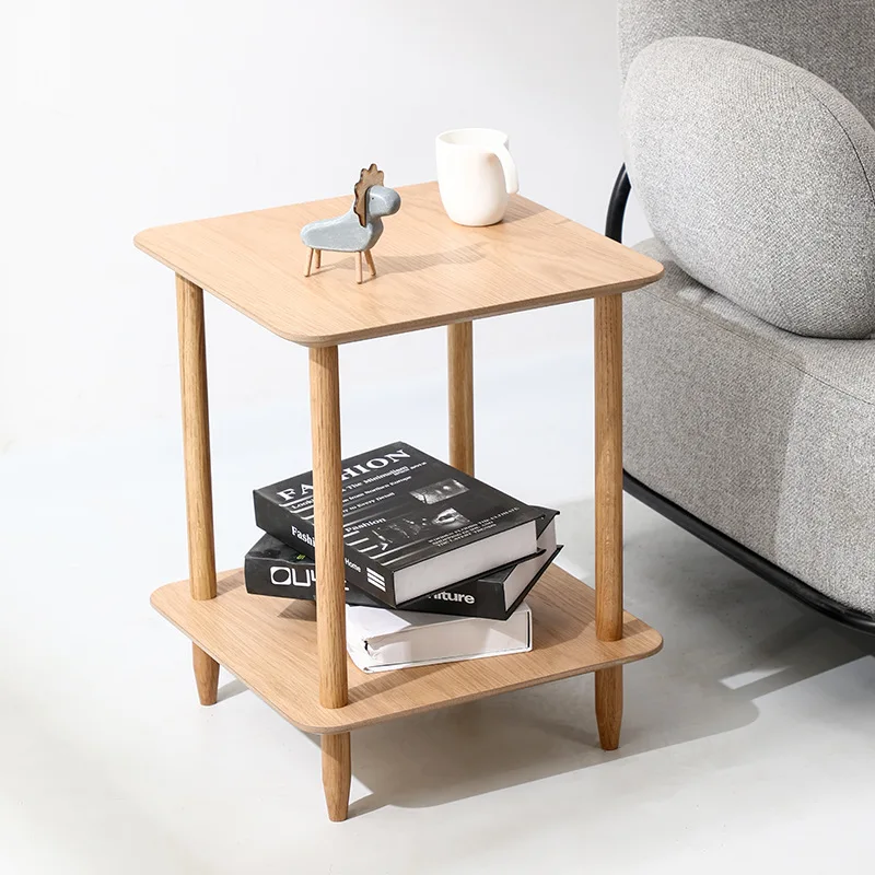 

Factory Price Home Nordic Furniture Modern Scandinavian Solid Wood Oak Timber Side Table for Living Room