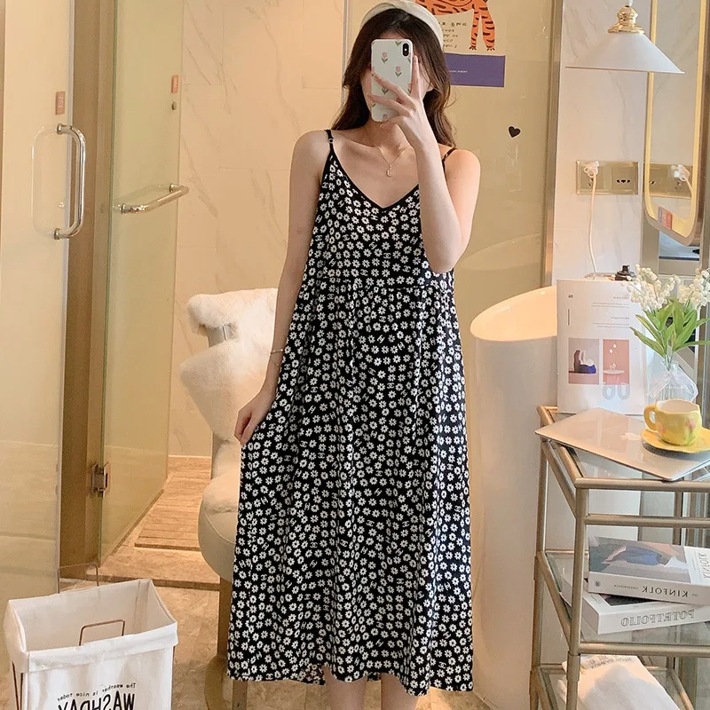 Night Wears For Women  Summer  Dress  Sexy Sleepwear Ladies Nightdress