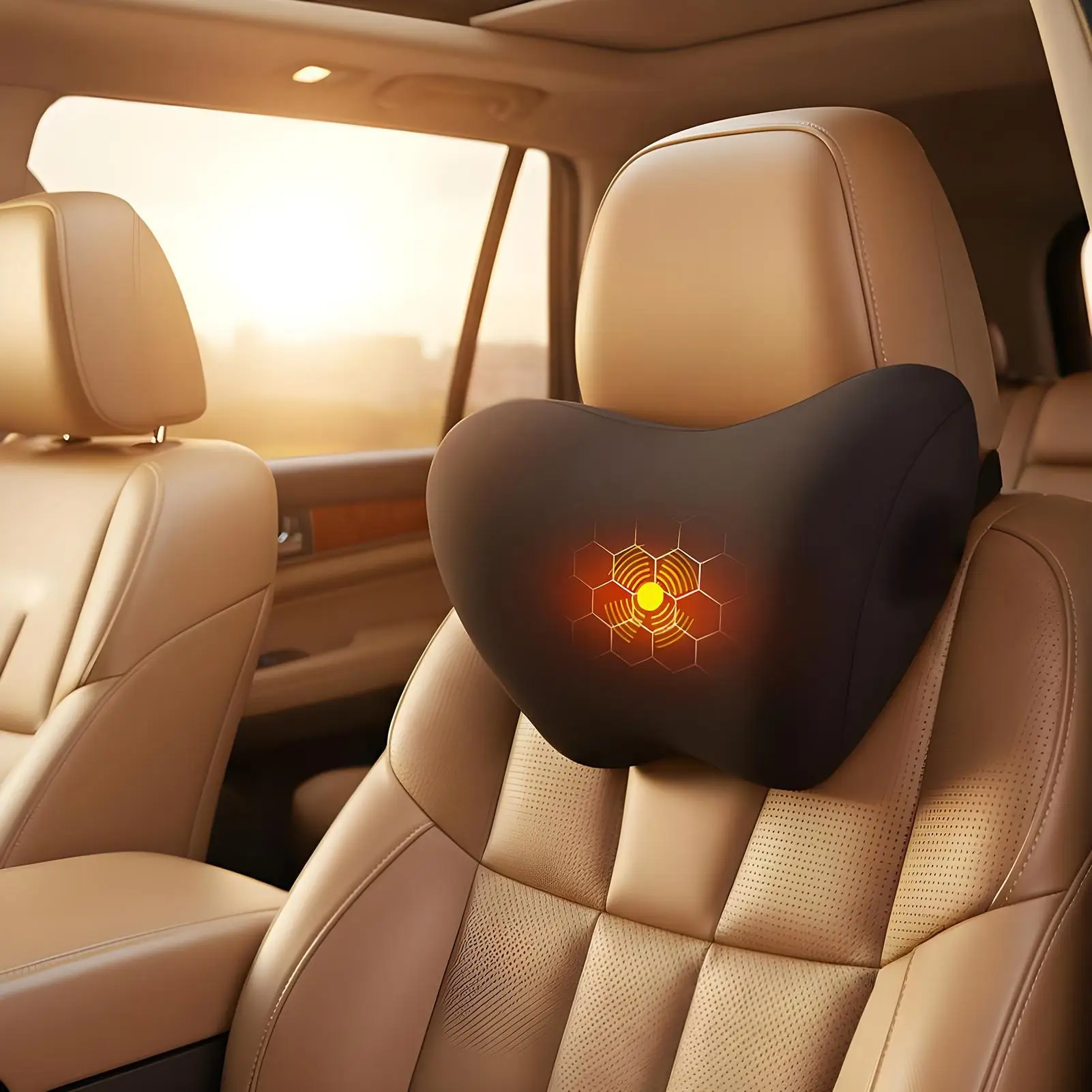 

Автомобильная подушка для шеи для вождения, электрический массаж, аксессуары для транспортных средств, подушка для поддержки шеи автомобиля для водителей, грузовиков, седанов, внедорожников, автофургонов