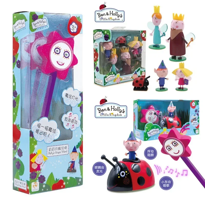 

Cartoon Ben and Holly Doll Toy Little Kingdom Music Children Fairy Magic Wand Girl Princess Scepter Rocket Castle Kids Gifts