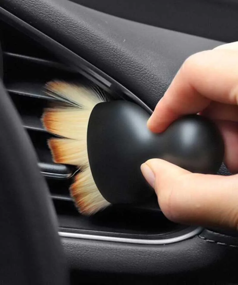 

Hot Air Conditioner Air Outlet Cleaning Soft Brush Car Interior Cleaning Tool for Car Interior Dust Removal and Cleaning