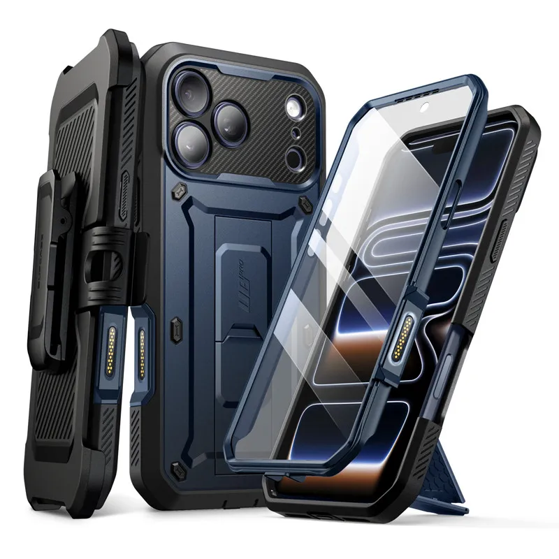 SUPCASE For iPhone 17 Pro Max Case 6.9" (2025) UB Pro Full-Body Heavy Duty robuuste telefoonhoes met ingebouwde schermbeschermer