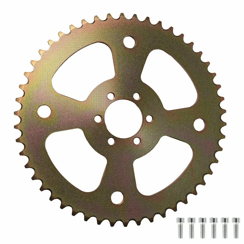 Pignon arrière 50T à 6 trous, performance équilibrée, 40/41/420, pour CT100U CC100X, pour Mega Moto MMB80 105 Baja