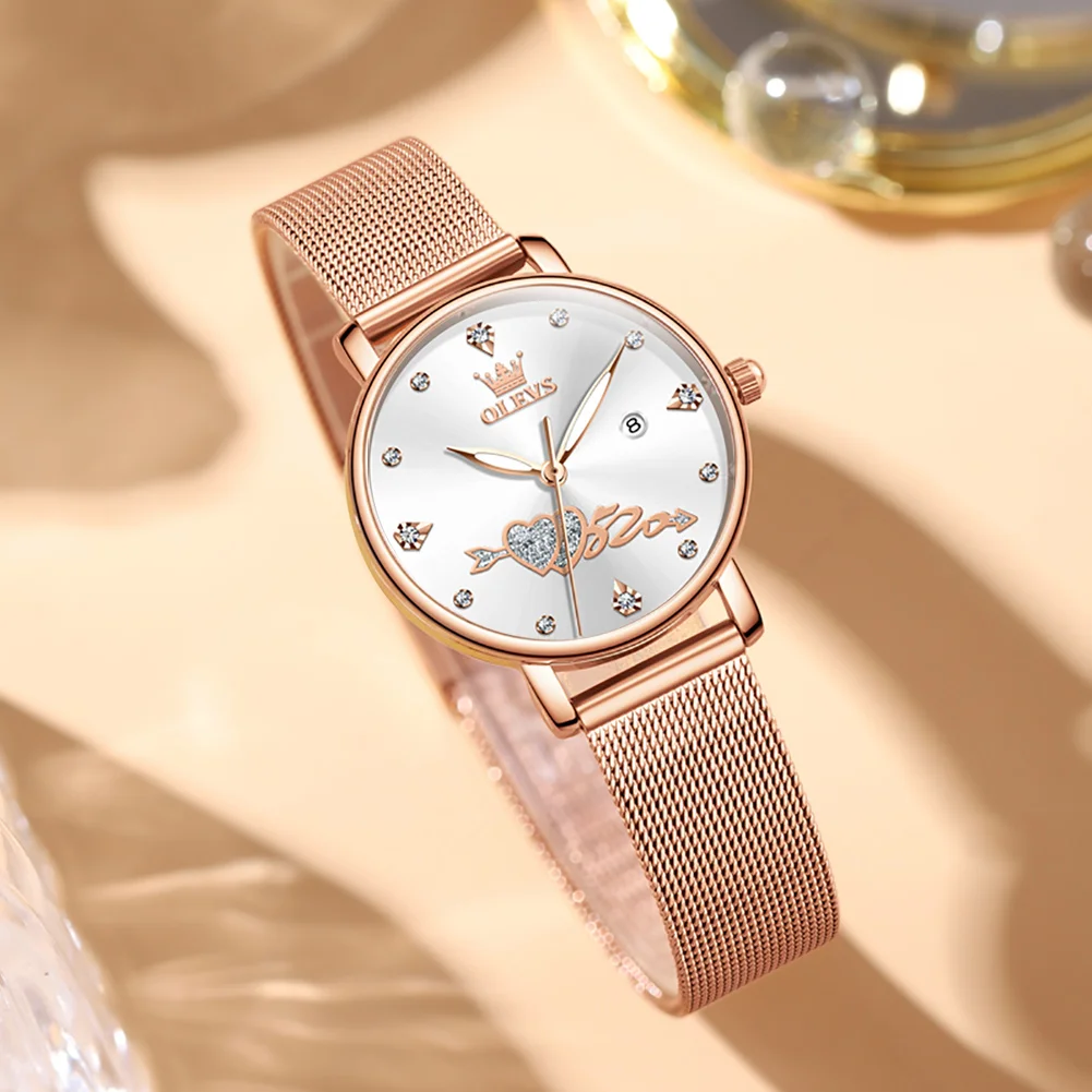 Luxury Brand Fashion Quartz Watch For Women Femmes Gift Girls Waterproof Wristwatches Ladies Elegante Saat Wrist Relojes Mujer