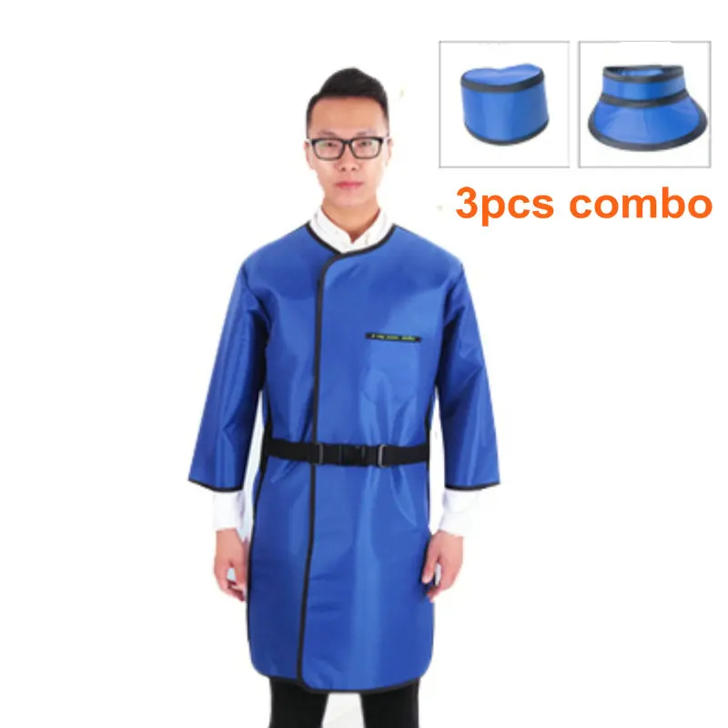 Vêtements de protection contre les radiations X, tablier en plomb contre les rayons X, 0.35mmpb, 0.5mmpb, pièces de rechange gratuites CE, manuel de 2 ans, classe II