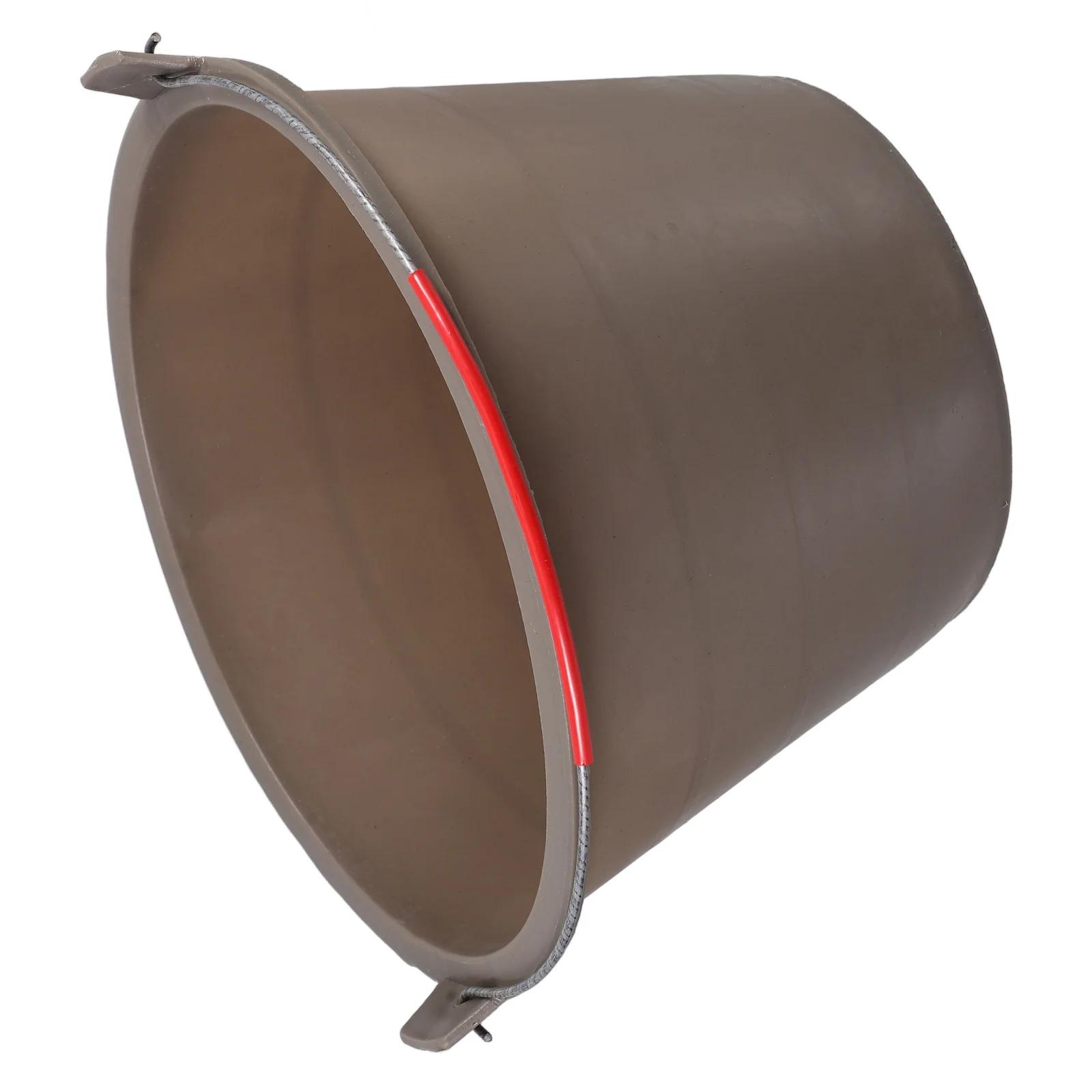 

Thickened 666 Gray Plastic Cement Concrete Sand Bucket with Handle Portable Empty Bucket for Construction Durable Sturdy