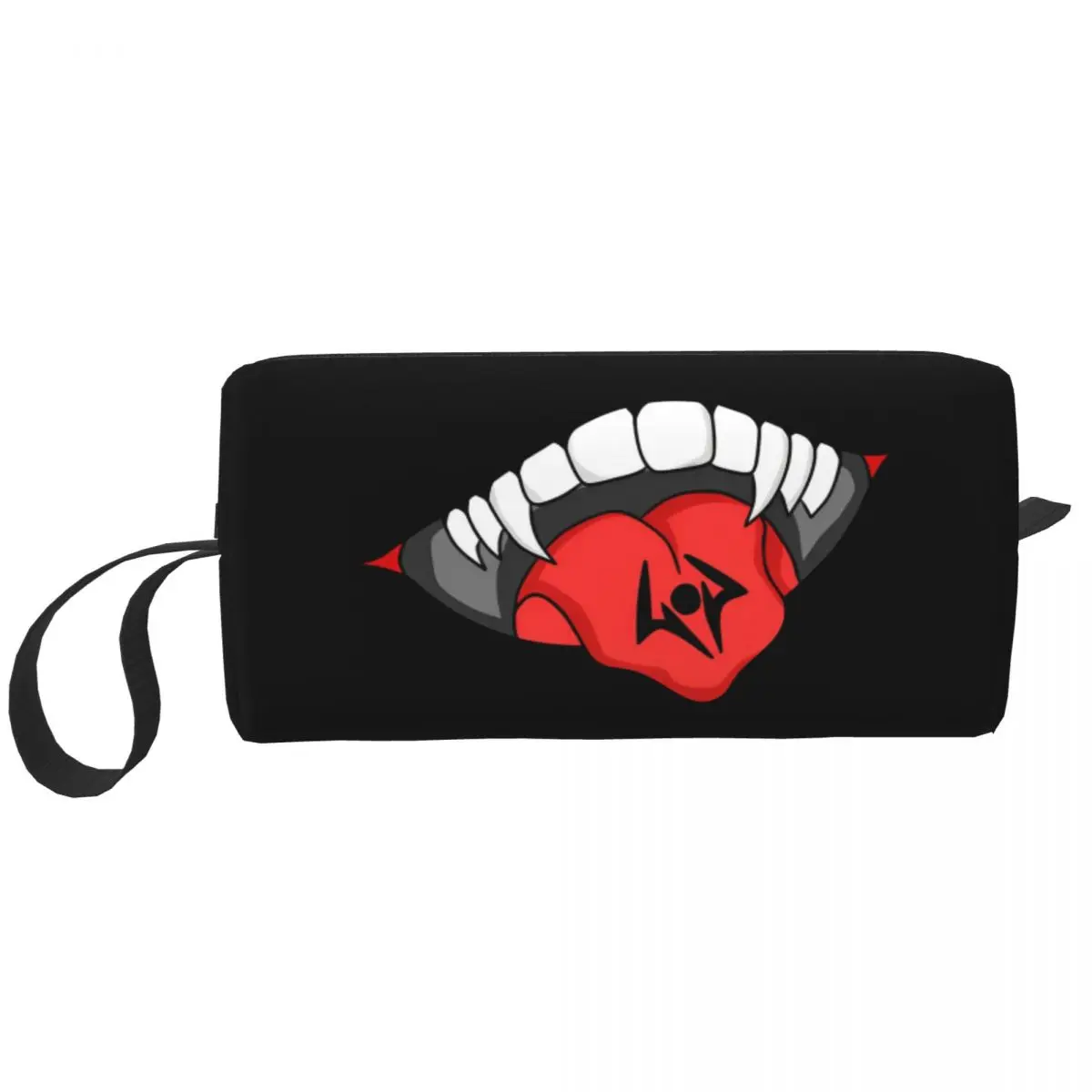 Jujutsu Sukuna Mouth Kaisen Large Makeup Bag Beauty Pouch Travel Cosmetic Bags Comic Anime Portable Toiletry Bag for Unisex