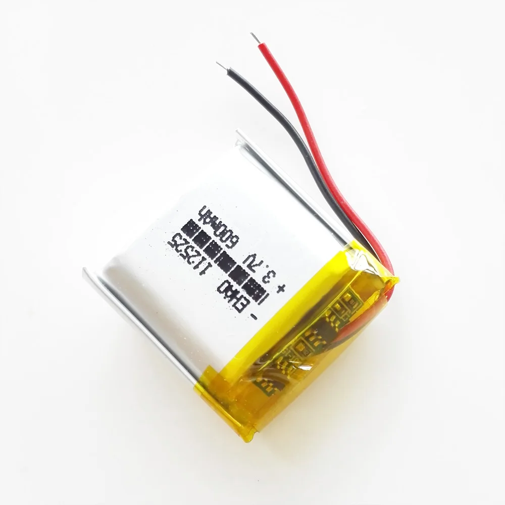 EHAO 112525 3,7 V 600mAh Li-Po batería recargable para cámara Mp3 Bluetooth GPS pieza electrónica móvil