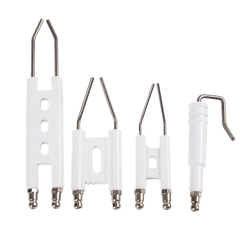 1pcs H Type Ignition Electrodes For Oil Burner BT10 Ceramic Electrode Ceramic Ignition Double Pin