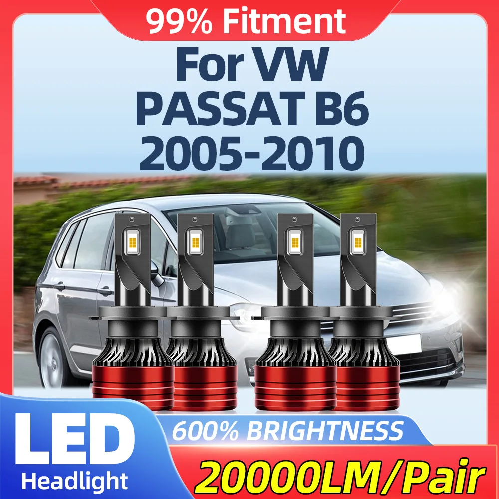 

240W LED Car Lights 40000LM Fog Lamps 12V 6000K White Turbo Auto Headlamps For VW PASSAT B6 2005 2006 2007 2008 2009 2010