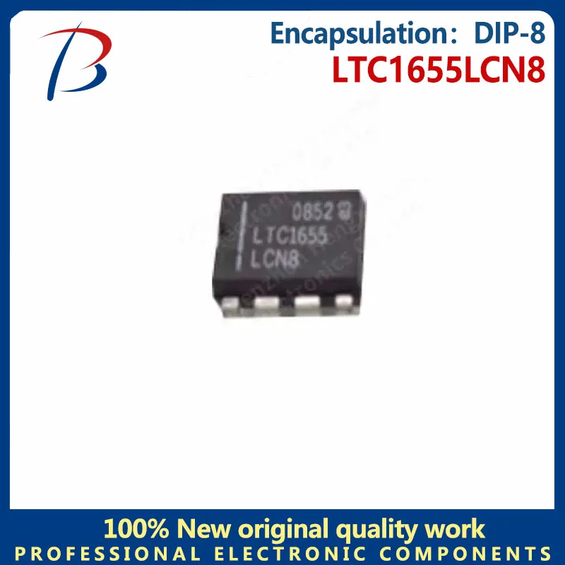 1ชิ้น LTC1655LCN8แพคเกจ DIP-8ดิจิตอลเป็นอนาล็อกแปลงชิป