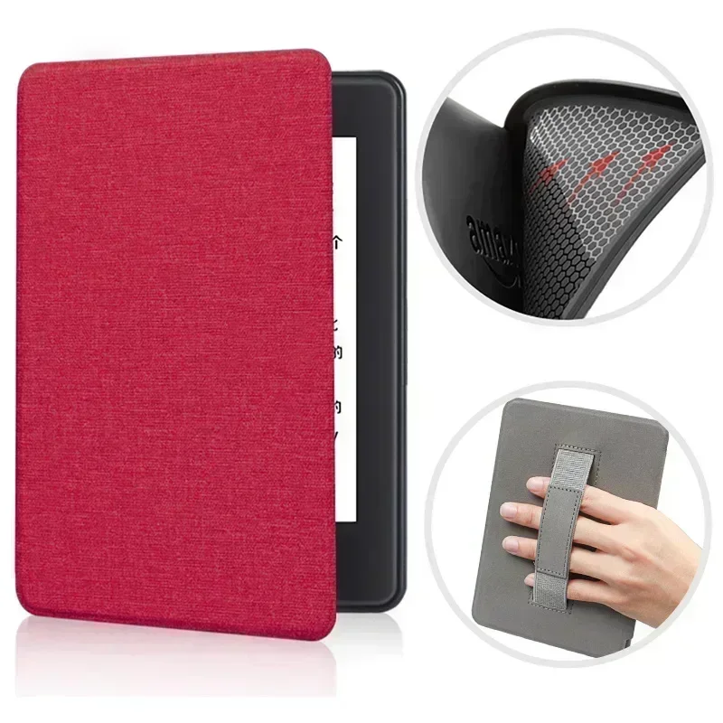 Funda con mango magnético suave para Amazon All-New Kindle de 6 pulgadas (versión 2022) Funda con luz integrada de 11. a generación de 6 pulgadas