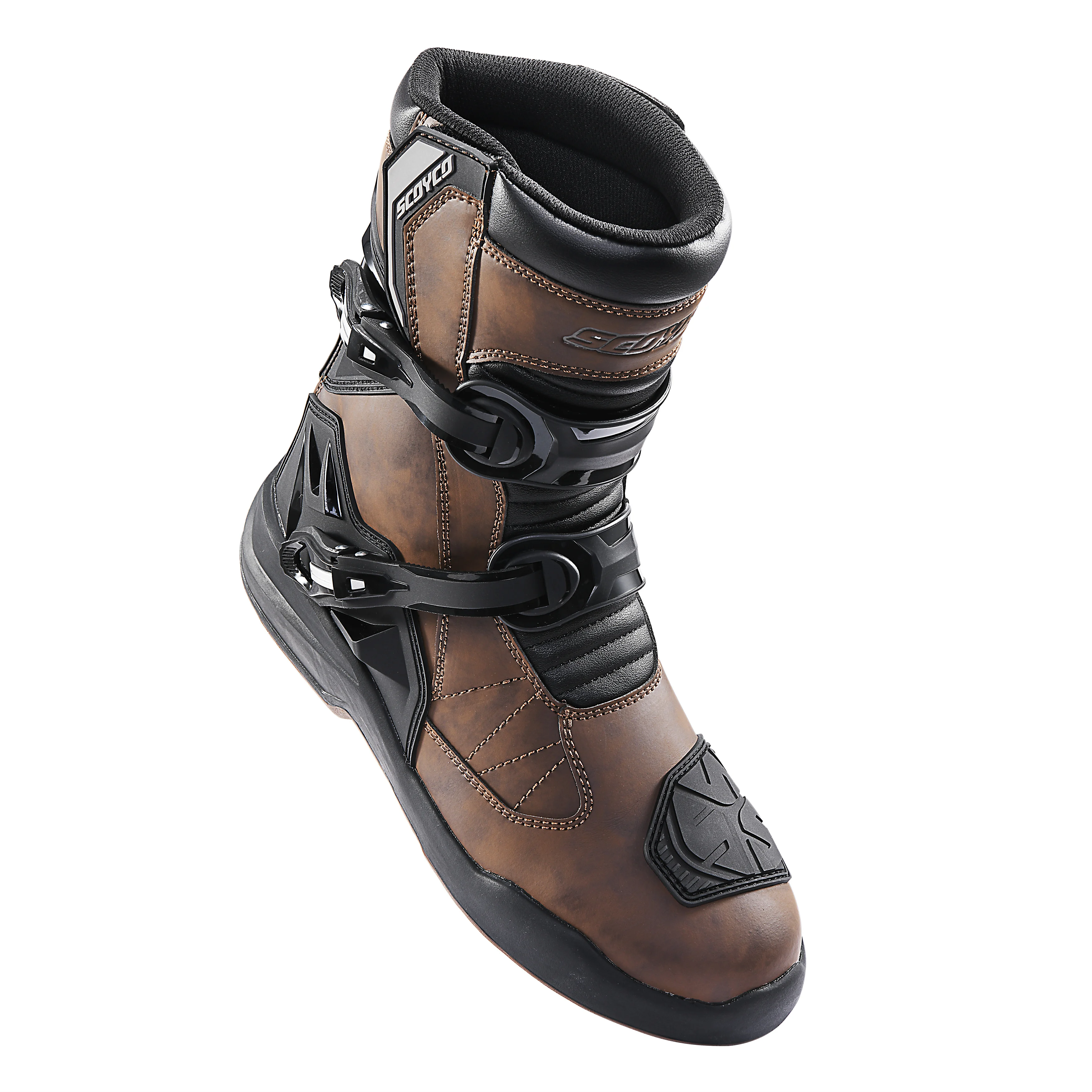 Waterproof Biker Studded Boot Anti-slip Motorcycle Boots Wear-resistant Motorcycle Protection Equipment Anti-fall Motocross Boot