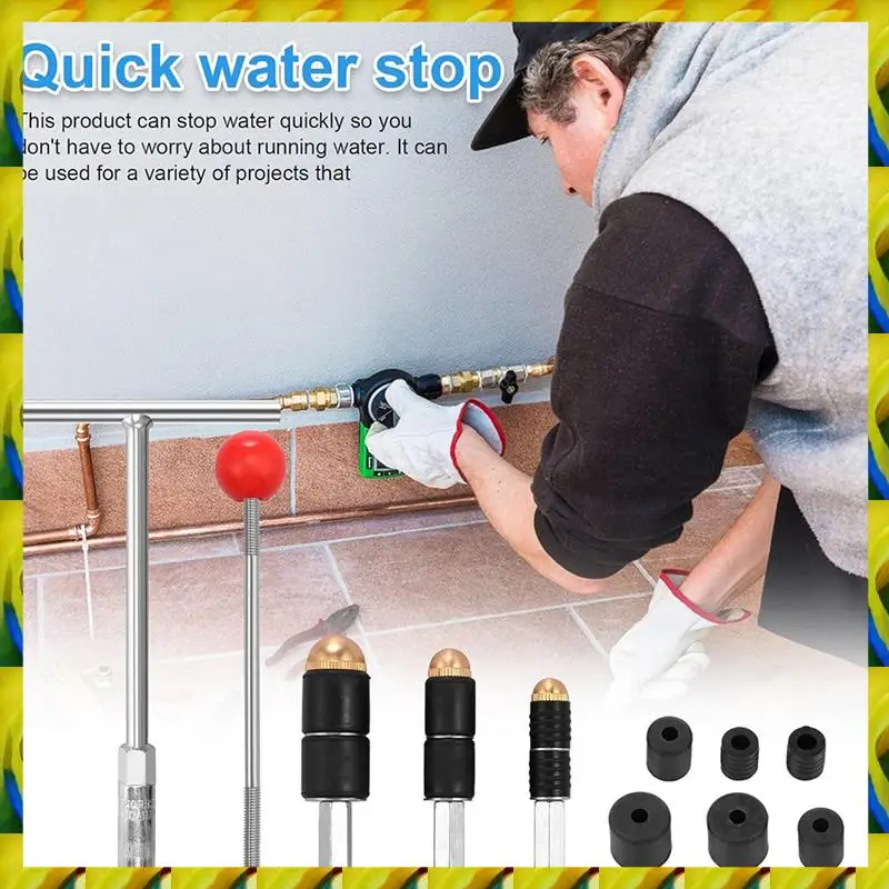 

WFF Pipe Water Stopper Kit, Hot Melt Water Stop, Emergency Pipe Water Stopper, Pipe Leakage Repair For Water Pipe