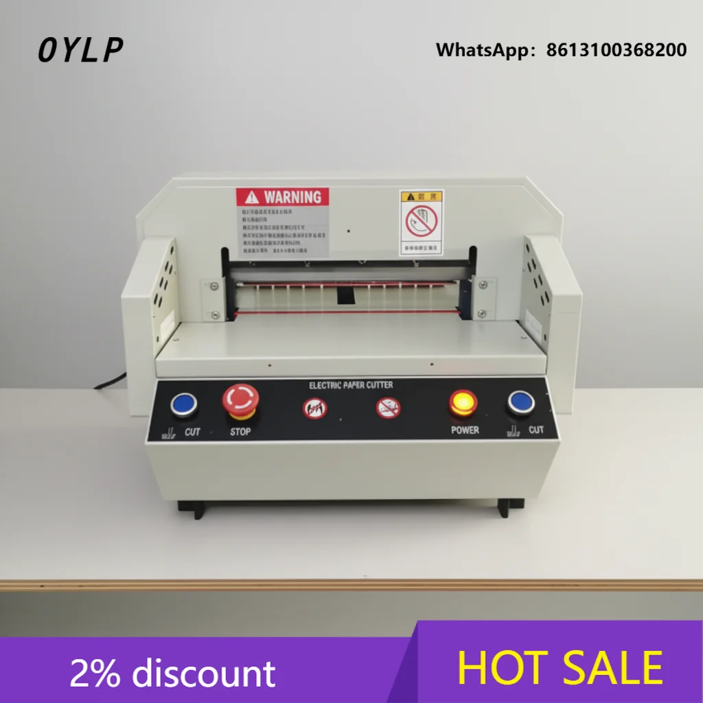 OYLP 330V Guillotine Paper Cutting Machine Electric  Office Desktop Electric