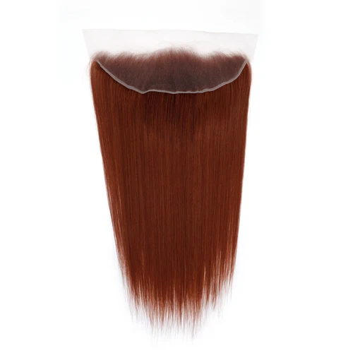 Imagen 2 del producto Magicae 13X4 encaje Frontal recto naranja marrón Cooper Nature negro cierre sintético resistente al calor prearrancado transparente