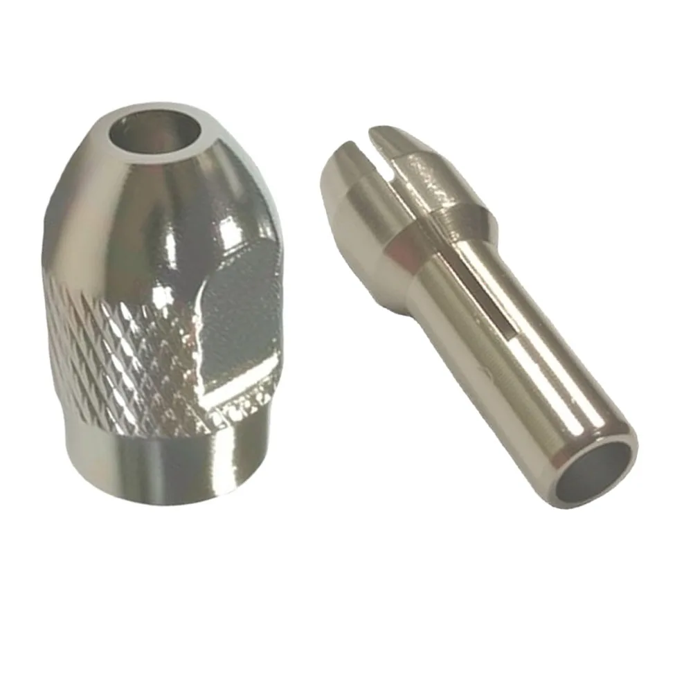 Drill Chuck for Electric Grinders 903 Version with Thread Mounting and Nut Fixing Fixture for Precision Holding