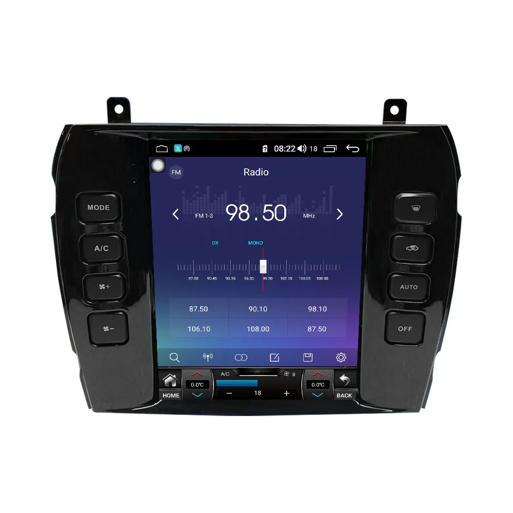 For Jaguar XJ X-TYPE S-TYPE 2004-2008 Android 13 8G256G Multimedia DVD Player Carplay GPS Navigation Touch Screen Car Radio
