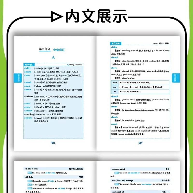 3500 High School English Vocabulary, Grammar, Complete Explanation, Composition, Word Pocket Book