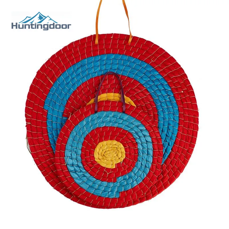 1 Layer 2cm*30cm Straw Target Red Blue Round Target Strong Durable for Darts Archery Children Bow Shooting Practice