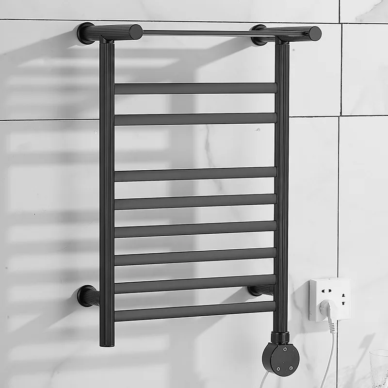 Electric towel rack, intelligent temperature control, simple bathroom shelf, towel clothes heating and drying stand, towel