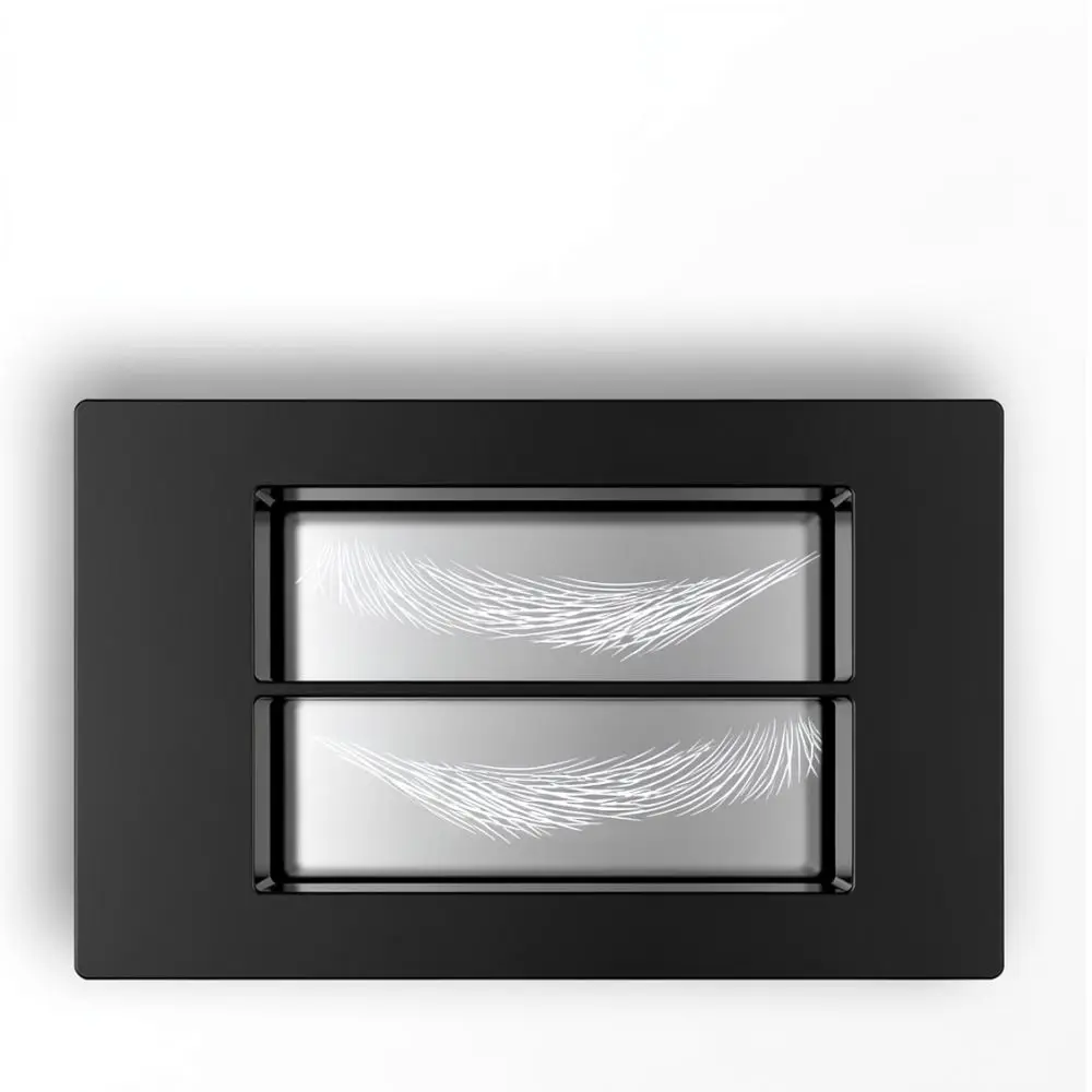 Long Lasting Eyebrow Stamp Kit Waterproof Sweatproof Brow Powder Template Shaping Beauty Tool Easy Makeup For Everyone
