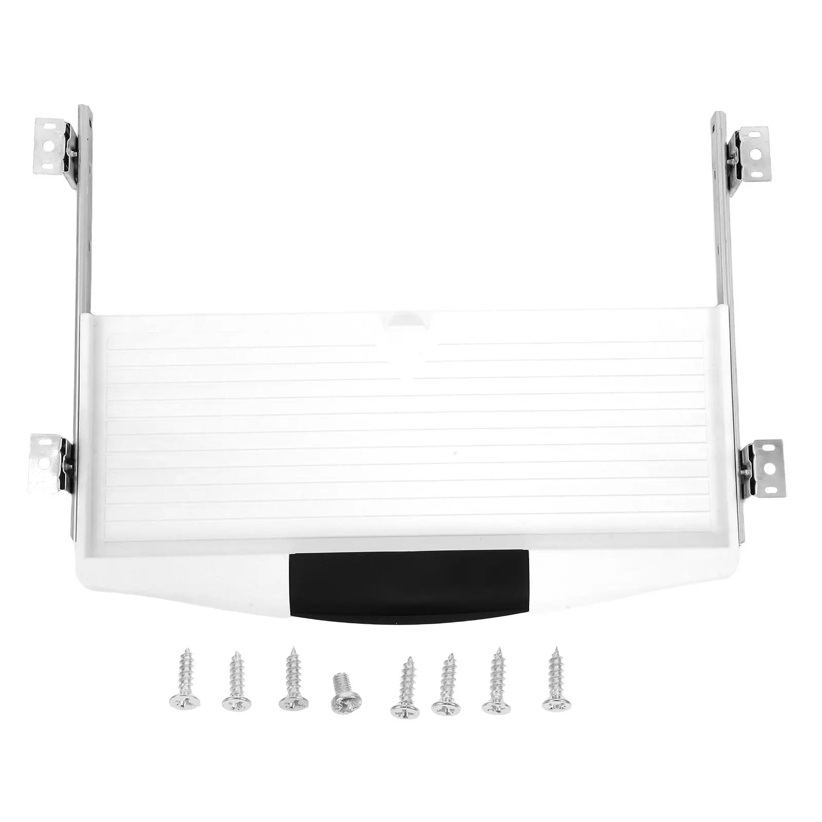 Under-Desk Keyboard Tray Slide-Out Ergonomic Design Thick ABS Construction Stable Secure Easy Install for Office Home Workspace