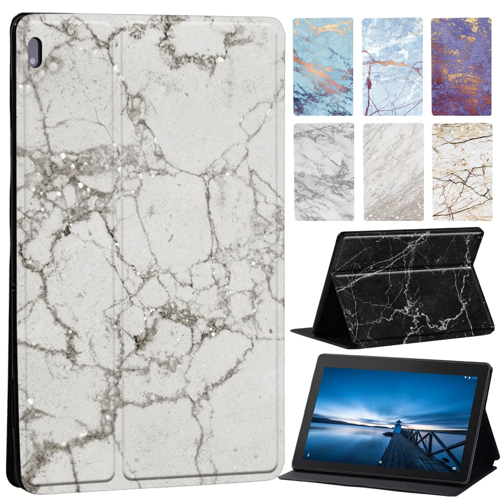 

Marble Pattern for Lenovo Tab M10 HD TB-X505F X505X Tablet Cover for Lenovo Tab M8 M10 Plus Tab M8 3rd Gen TB-8506+ Stylus