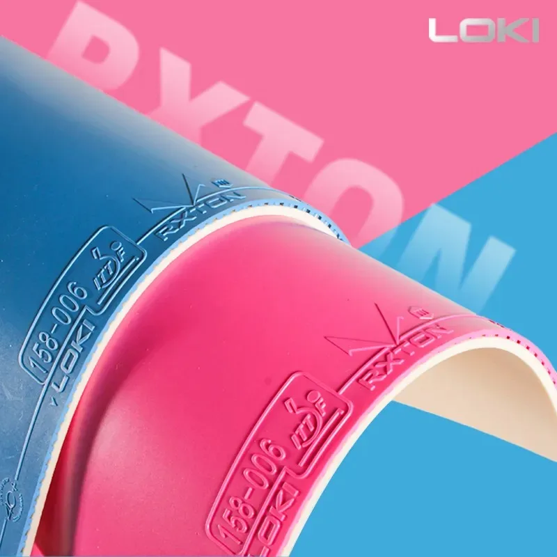 NEW LOKI RXTON 3 Colorful  Table Tennis Rubber Sticky Ping Pong Rubber Blue Pink Green Purple Sheet with Kunlun Sponge