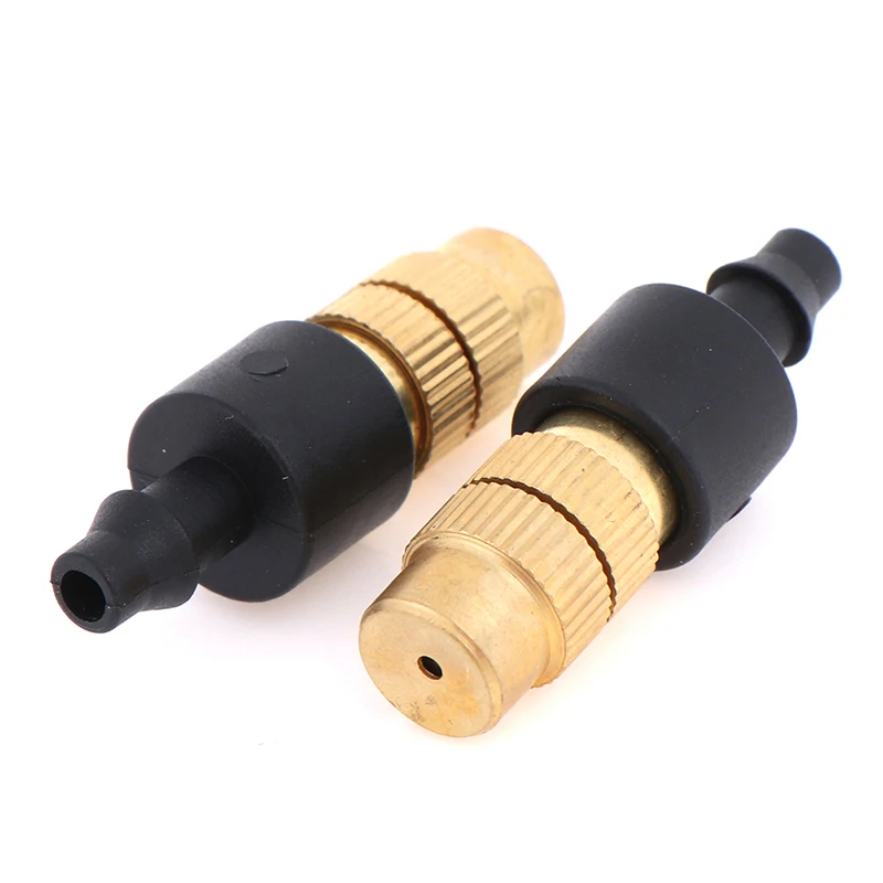 5Pcs Copper Misting Fog Cooling Nozzles Atomizing Sprayers For 4/7mm Hose