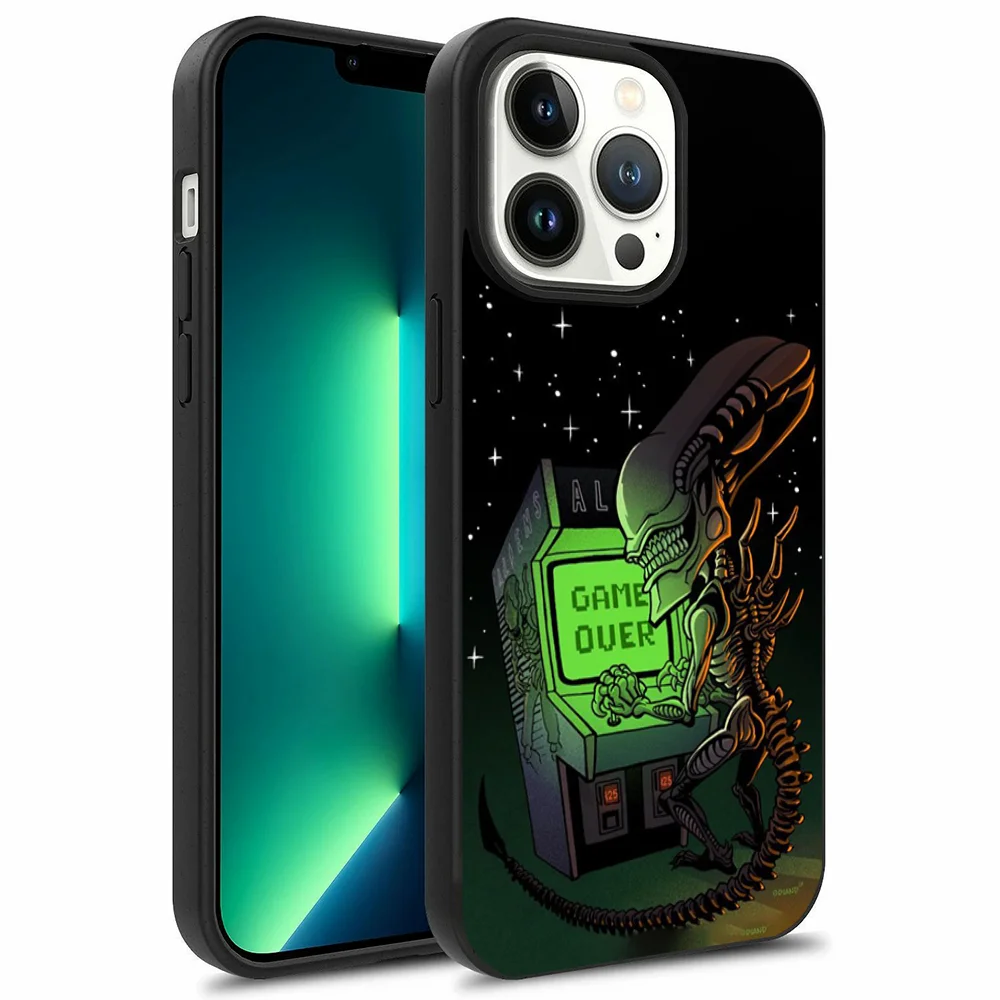 Movie A-Alien X-Xenomorph Phone Case For iPhone 15,14,13,12,11,Plus,Pro,Max Mini Magsafe Magnetic Wireless Charging