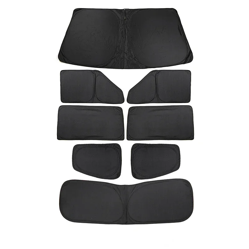 8PCS Full Set Car Window Privacy Sunshade Curtain For Chery Jetour Traveler T2 2023-2026