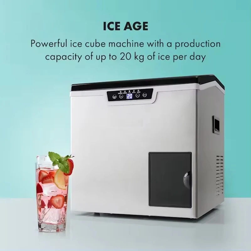 製氷および粉砕機ミルクティーショップ全自動製氷機セルフクリーニング液体冷凍庫