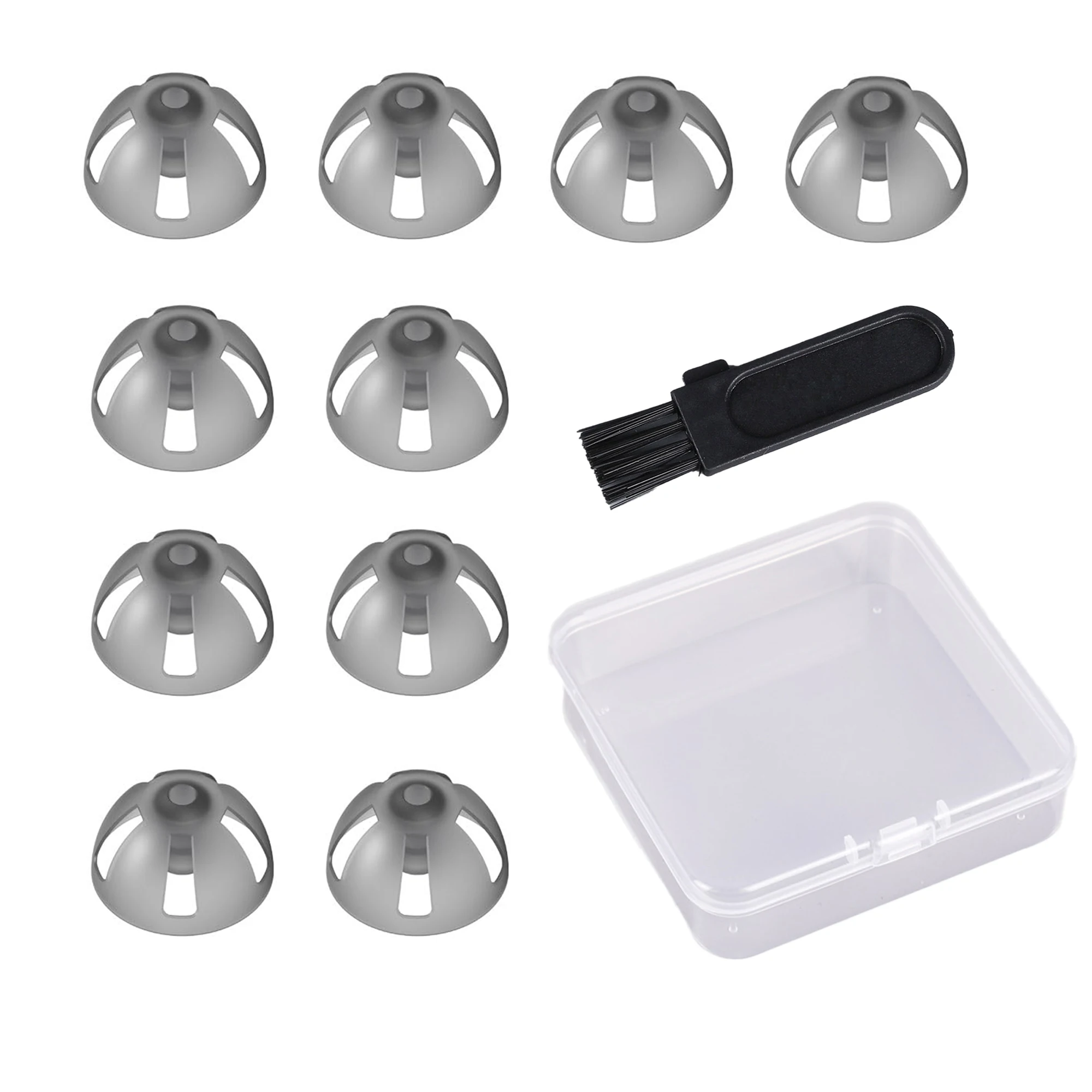 

10pcs Hearing Aids Domes Open Mixed Set, GN Resound Hearing aids Ear Tips Replacement