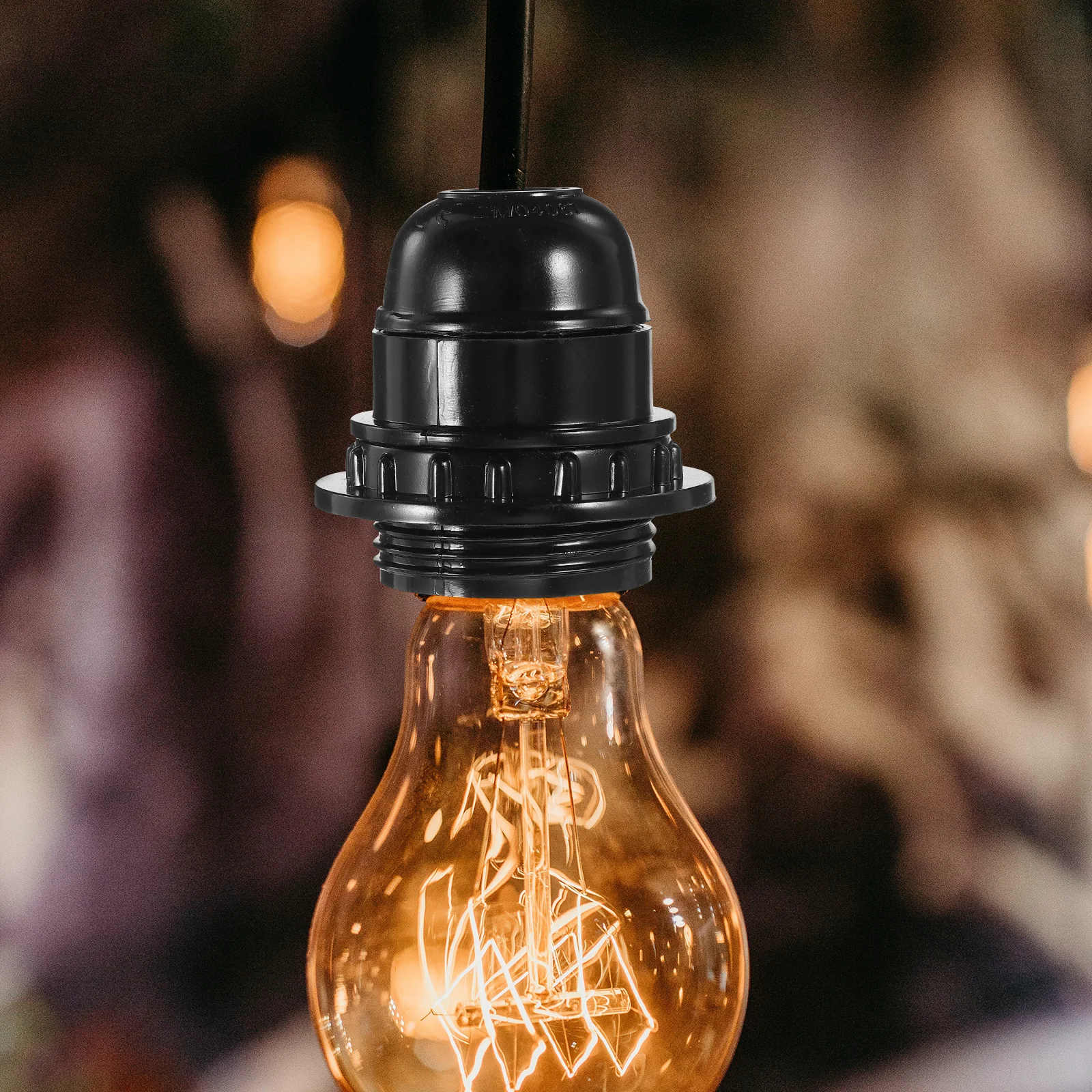 

4pcs E27 Light Socket Anti-Rust Coating Industrial Lamp Parts Diy Pendant Wall Sconces Ceiling Lights Lamp Repair Kit