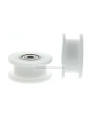 5Pcs 5/6/40x18mm H-shaped plastic wheel, nylon POM roller, stay wire wheel, moving pulley, bearing pulley