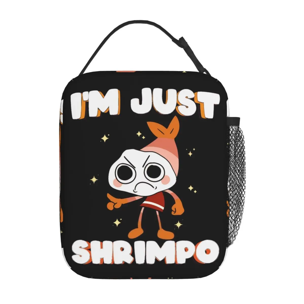 I'm Just Shrimpo Dandys World Shrimpo Lunchtaschen, großer Lunchbehälter, Kühltasche, Lunchbox, Tragetasche, Büro, Outdoor, Mädchen, Jungen