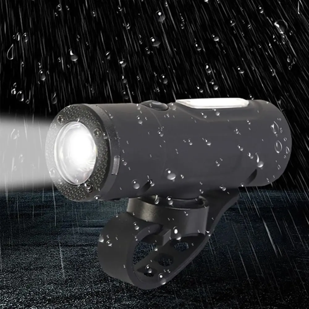 

Durable Front Bike Light Rechargeable Waterproof Bike Headlight 4 Lighting Modes . Cycling Accessories Bicycle