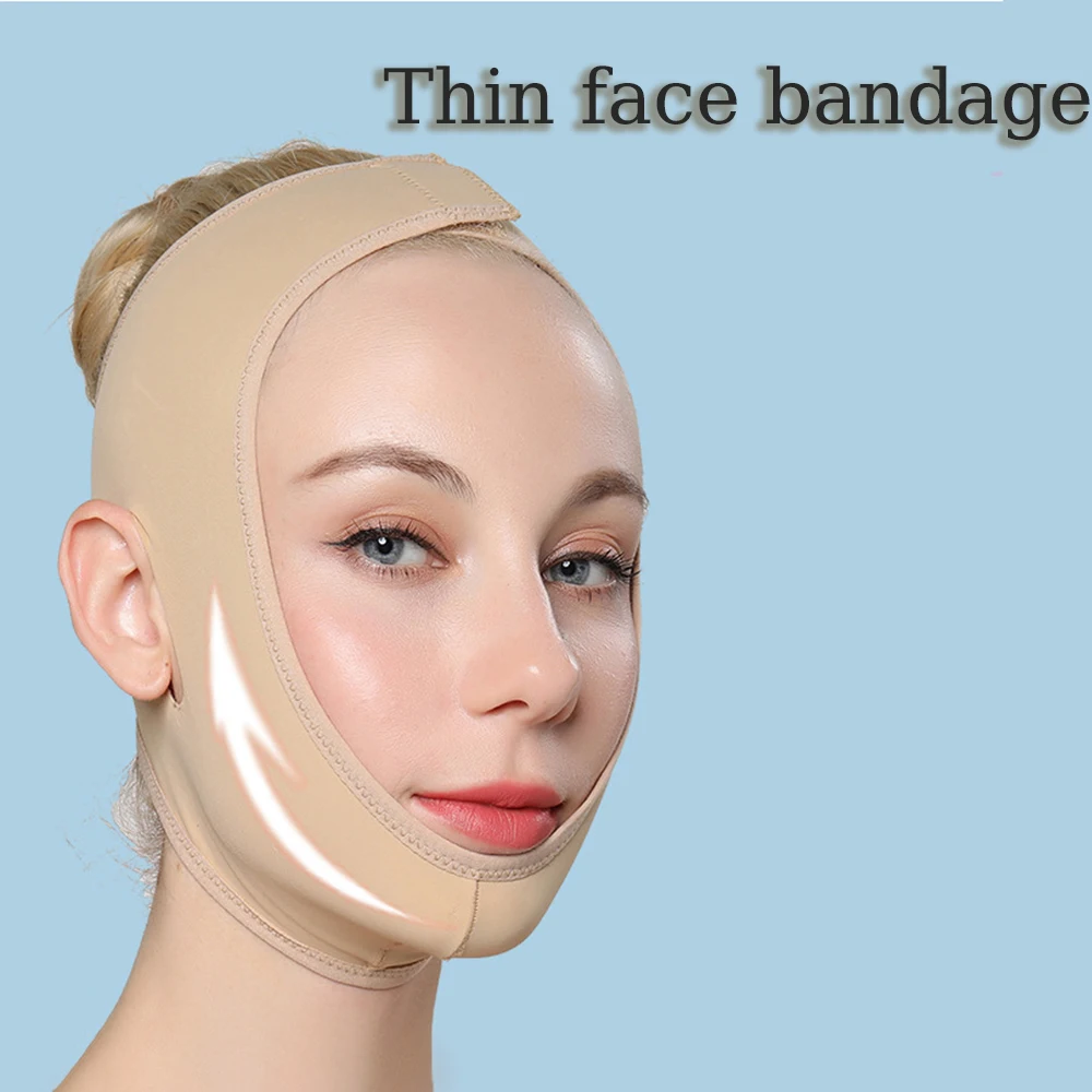 Face V Shaper Facial Slimming Bandage Relaxation Lift Up Belt Shape Lift Reduce Double Chin Face Thining Band Massage Slimmer