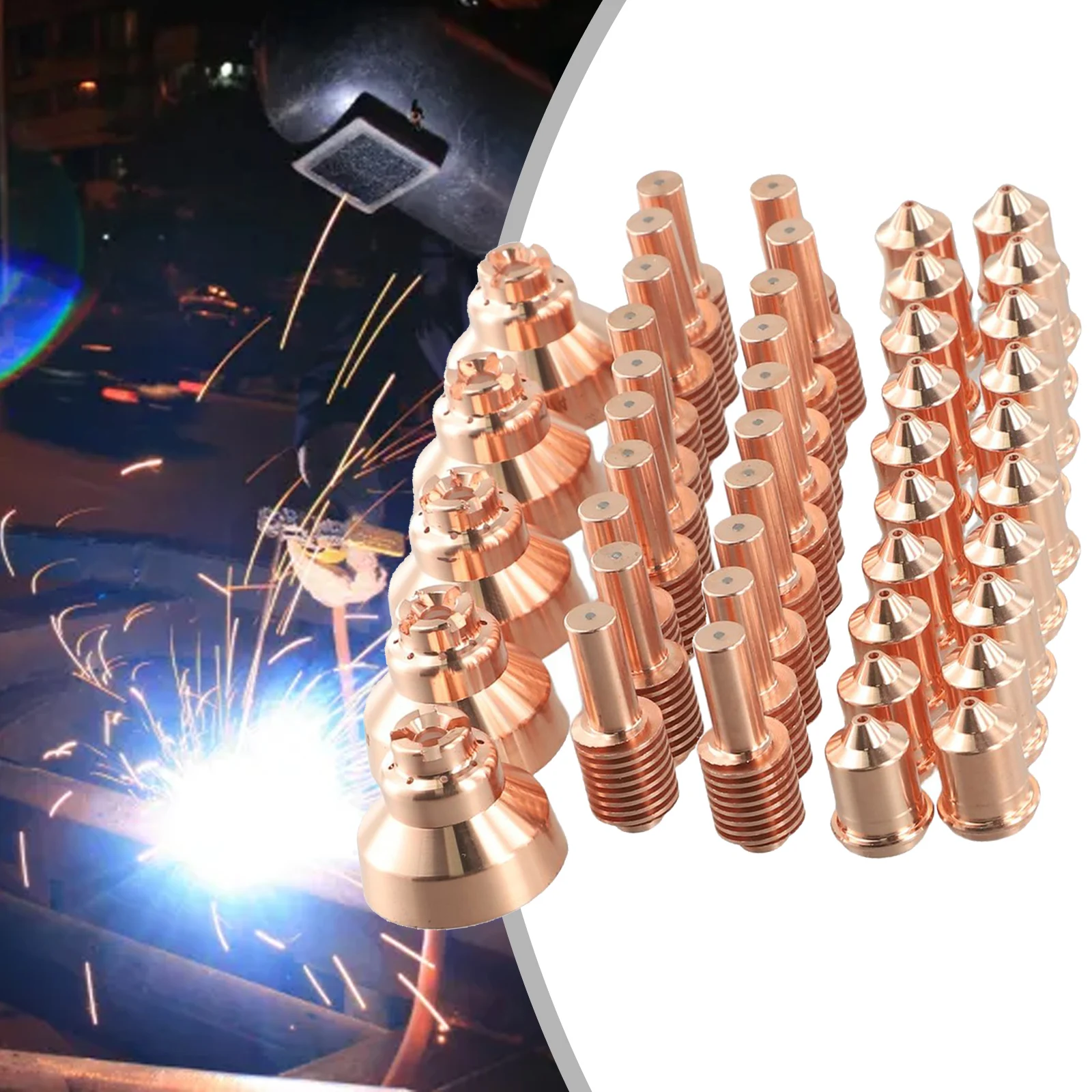 

Nozzle Tips Welding Manufacturing 220669 220671 220674 45*/set 45pcs Electrode Plasma For 45 Torch Nice Portable