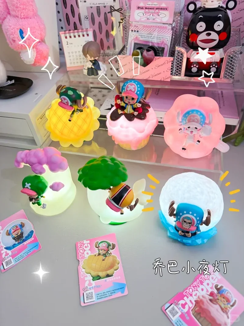 One Piece Tony Tony Chopper Blind Box Light Mermaid Island Cake Island Mystery Handmade Ornament Toy Collectible Trendy Gifts