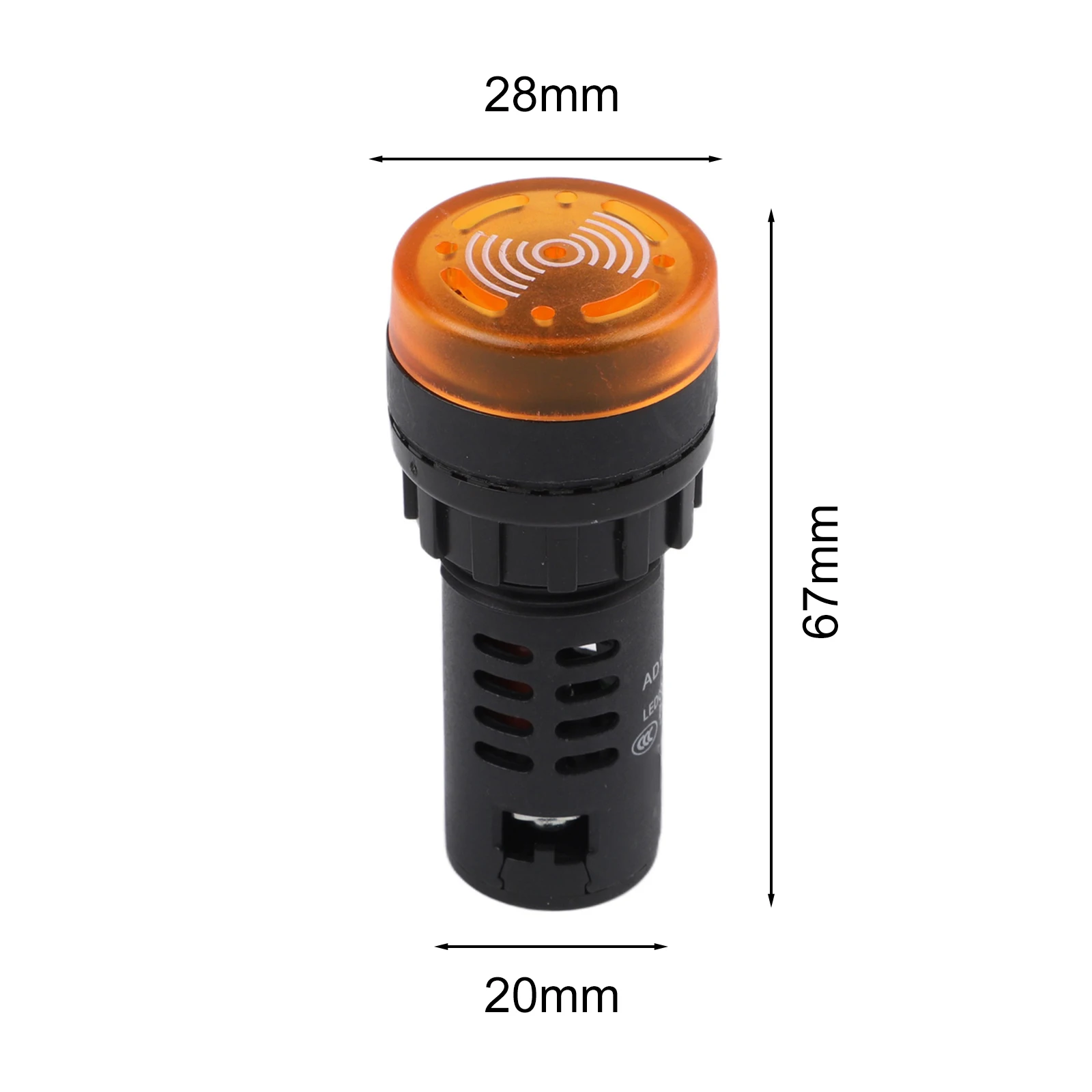 Compact Installation Buzzer AC DC Buzzer Energy-Efficient Solution High-Brightness LED Low Current Consumption