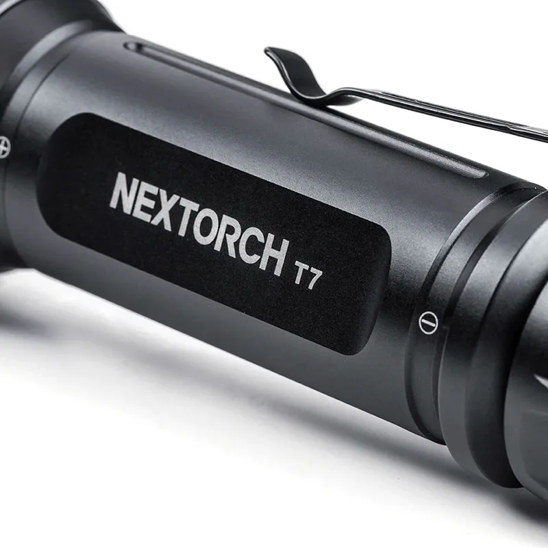Nextorch T7 V2.0 Long Range Rechargeable Flashlight, 1300 Lumens 420m Beam Distance,with Remote Switch & Scope Mount,for Hunting