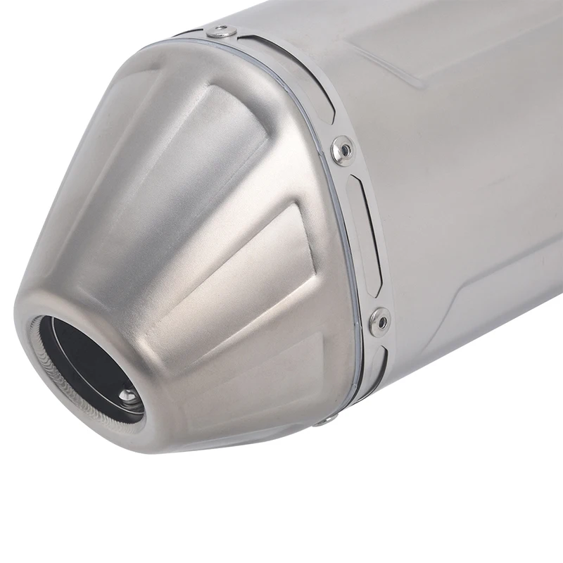 Motorcycle Exhaust Escape System Mid Link Pipe Muffler No DB Killer Slip On For CFMOTO 450MT 450 MT IBEX450 IBEX 450 2024 2025 3