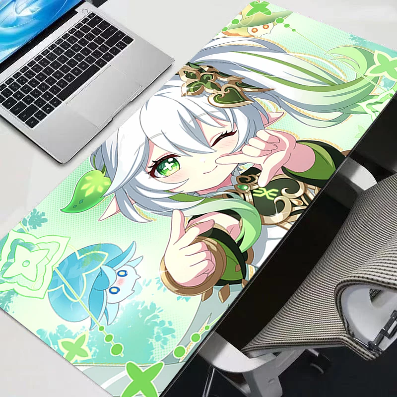 

Mouse Pad Anime Game Gaming Accessories G-genshin Impact Nahida Varmilo Keyboard Pad PC Computer Rubber Desk Mat Carpet Mousepad