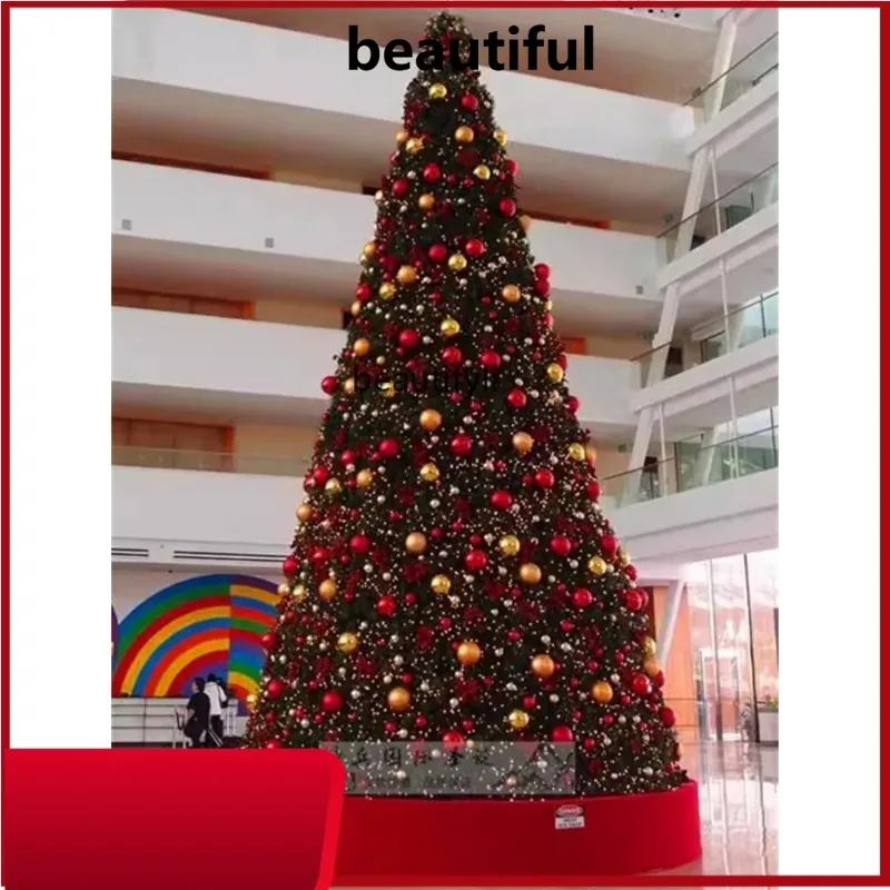 

Christmas tree large Christmas shopping mall decoration Christmas tree set 3 meters outdoor frame tree H