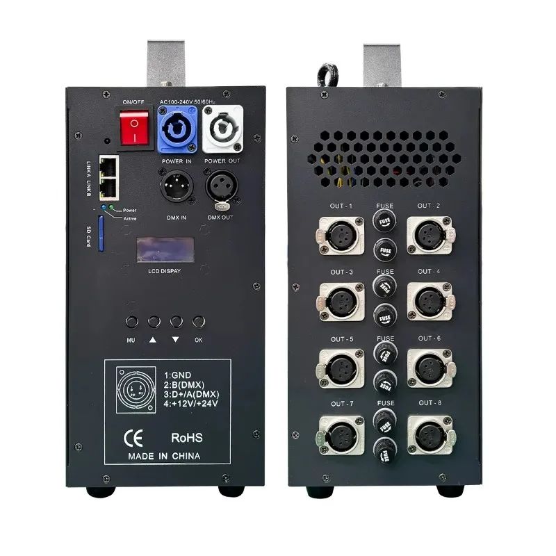 Controller 8 ports * 512/680 pixel 2000w light controller
