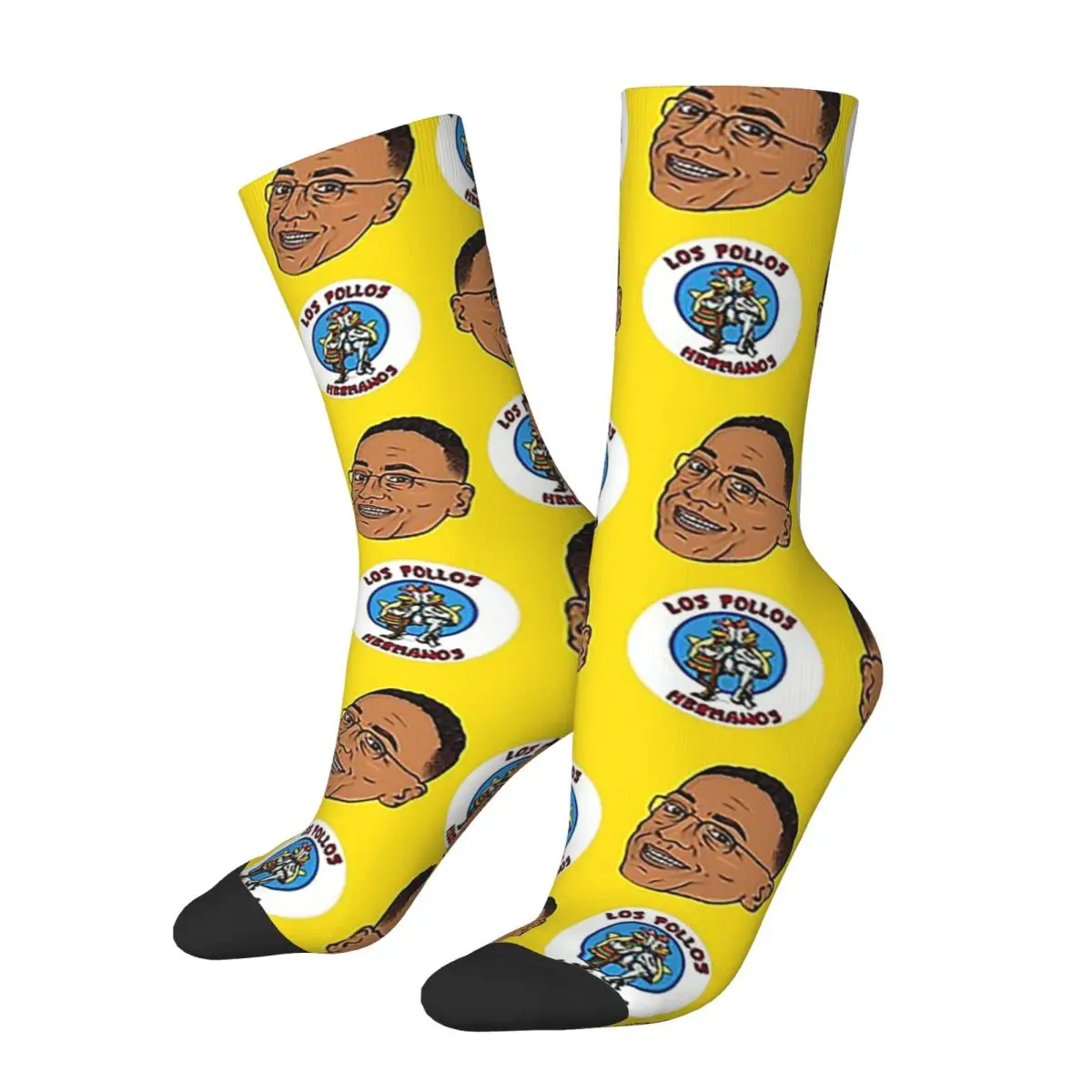 Gus Fring Los Pollos Hermanos Better Call Saul Socks Sweat Absorbing Stockings All Season Long Socks for Unisex Christmas Gifts