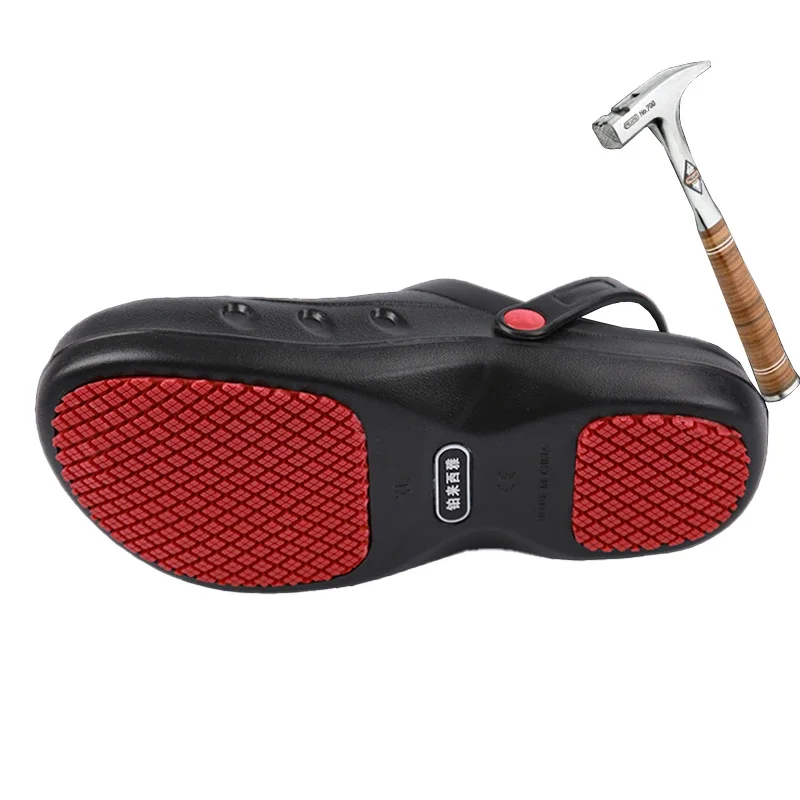 للجنسين تحطم واقية الصلب اصبع القدم أحذية العمل ، الشيف ، مقصف ، عدم الانزلاق ، مطعم ، المطبخ ، مقاوم للماء ، النفط برهان ، النعال